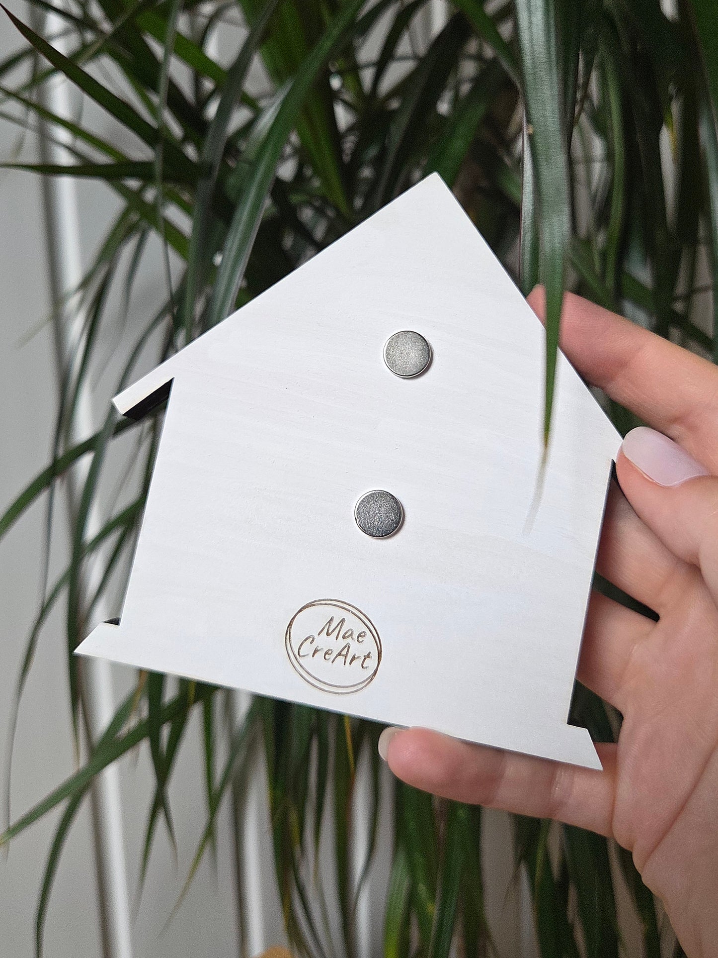 Cadre photo aimanté niche - Cadre photo magnétique en bois | Idée cadeau originale pour amoureux des chiens