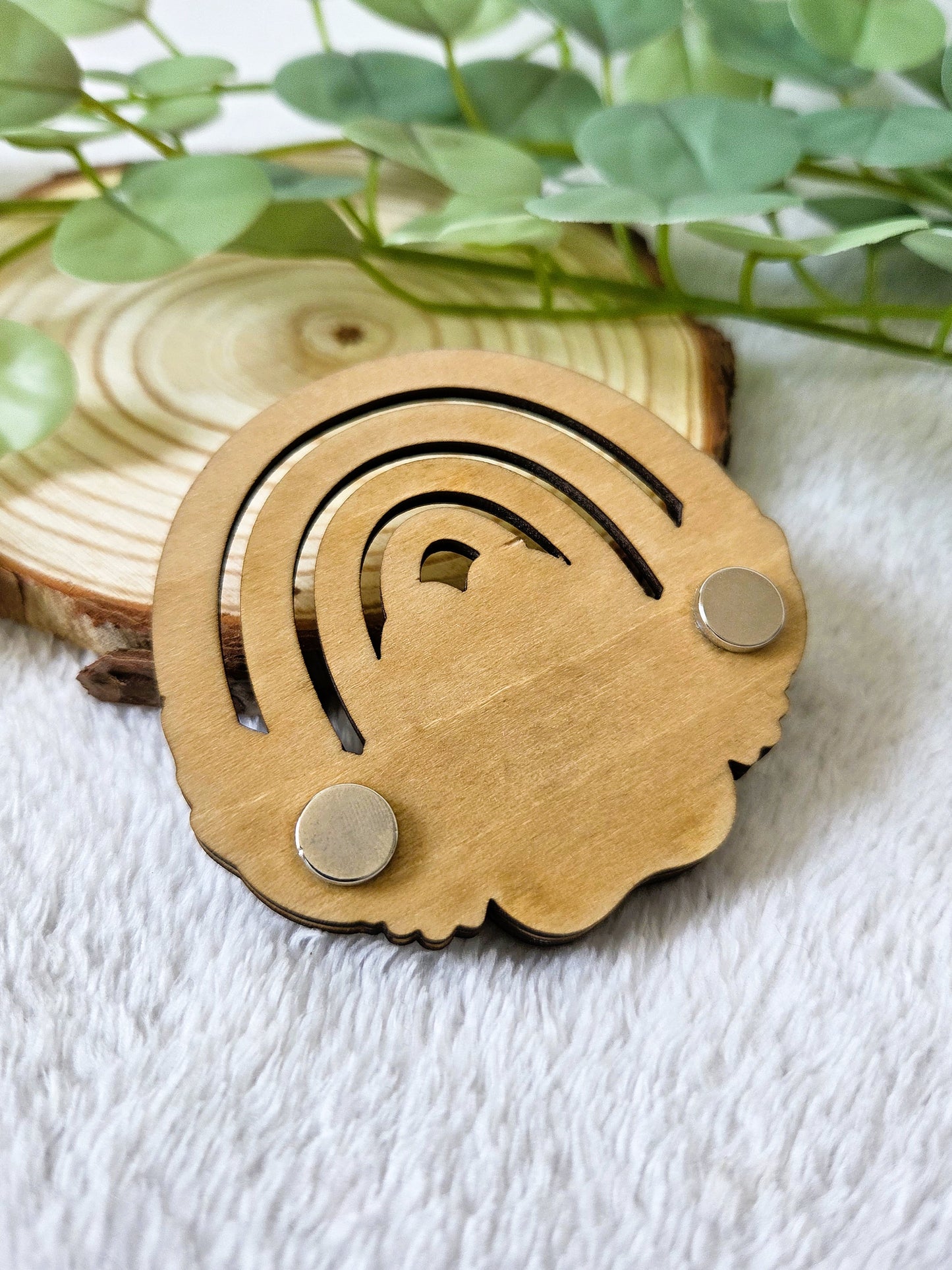 Magnet commémoratif 'Patte de Chien' | Souvenir artisanal pour deuil animalier